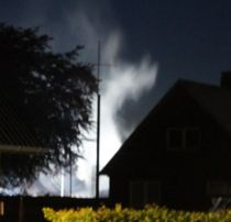 På ferie mens villaen brændte