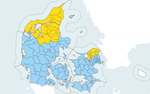 Udvider 'voldsomt vejr'-varsel