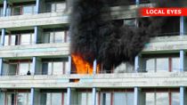 Kraftig brand i lejlighed