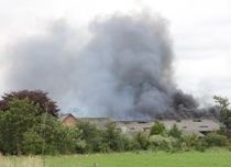 Totalskadet af brand