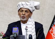 Afghanistans præsident er ude af landet