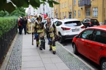 Gryde skyld i lejlighedsbrand