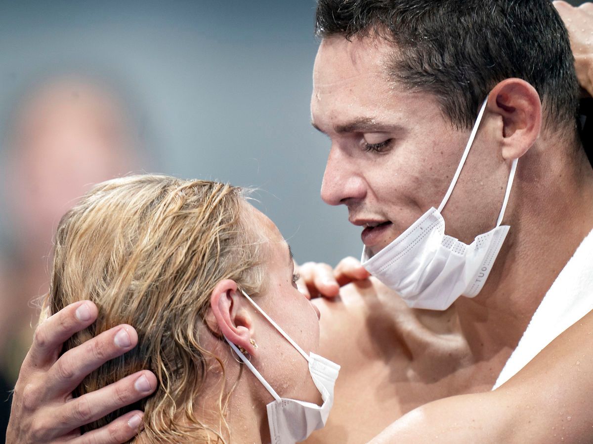 Pernille Blume og Florent Manaudou vandt begge medaljer ved OL i Tokyo.