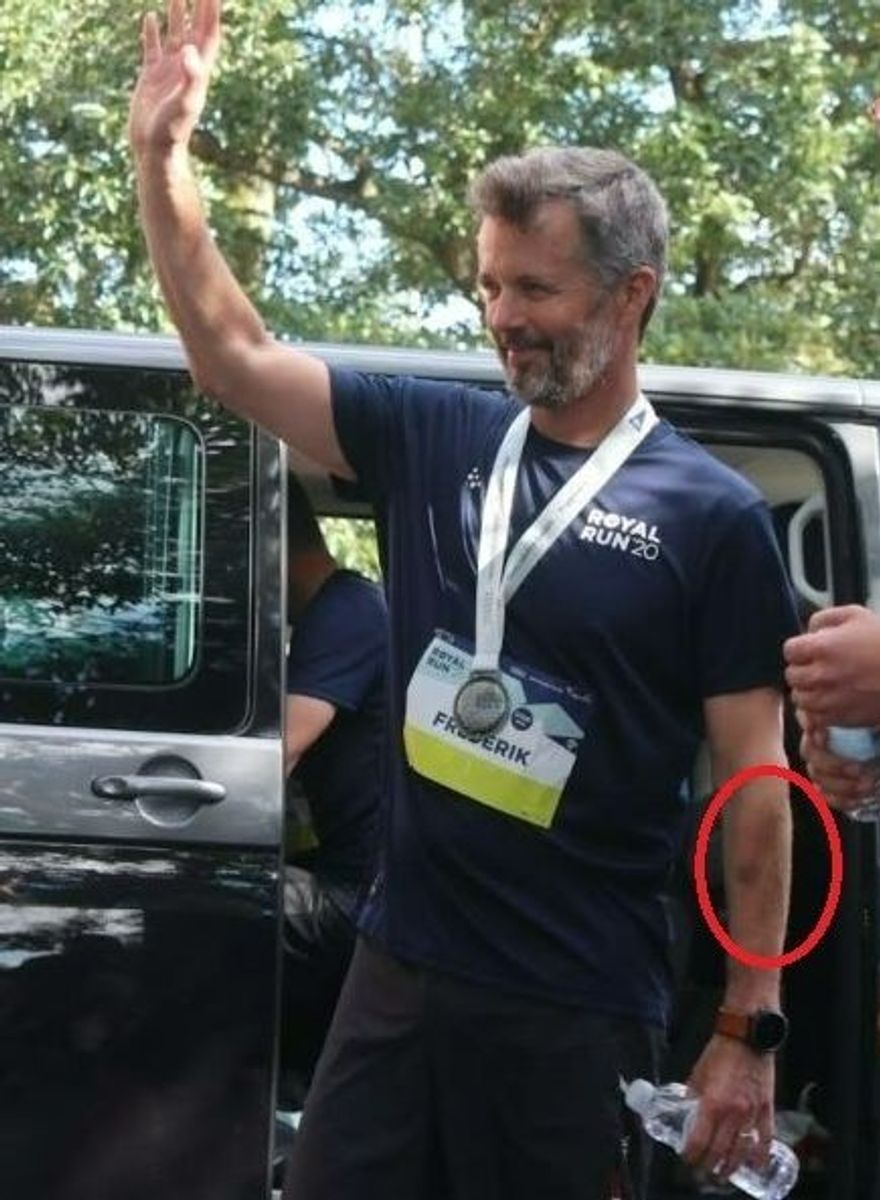 Har kronprins Frederik mon slået sig?