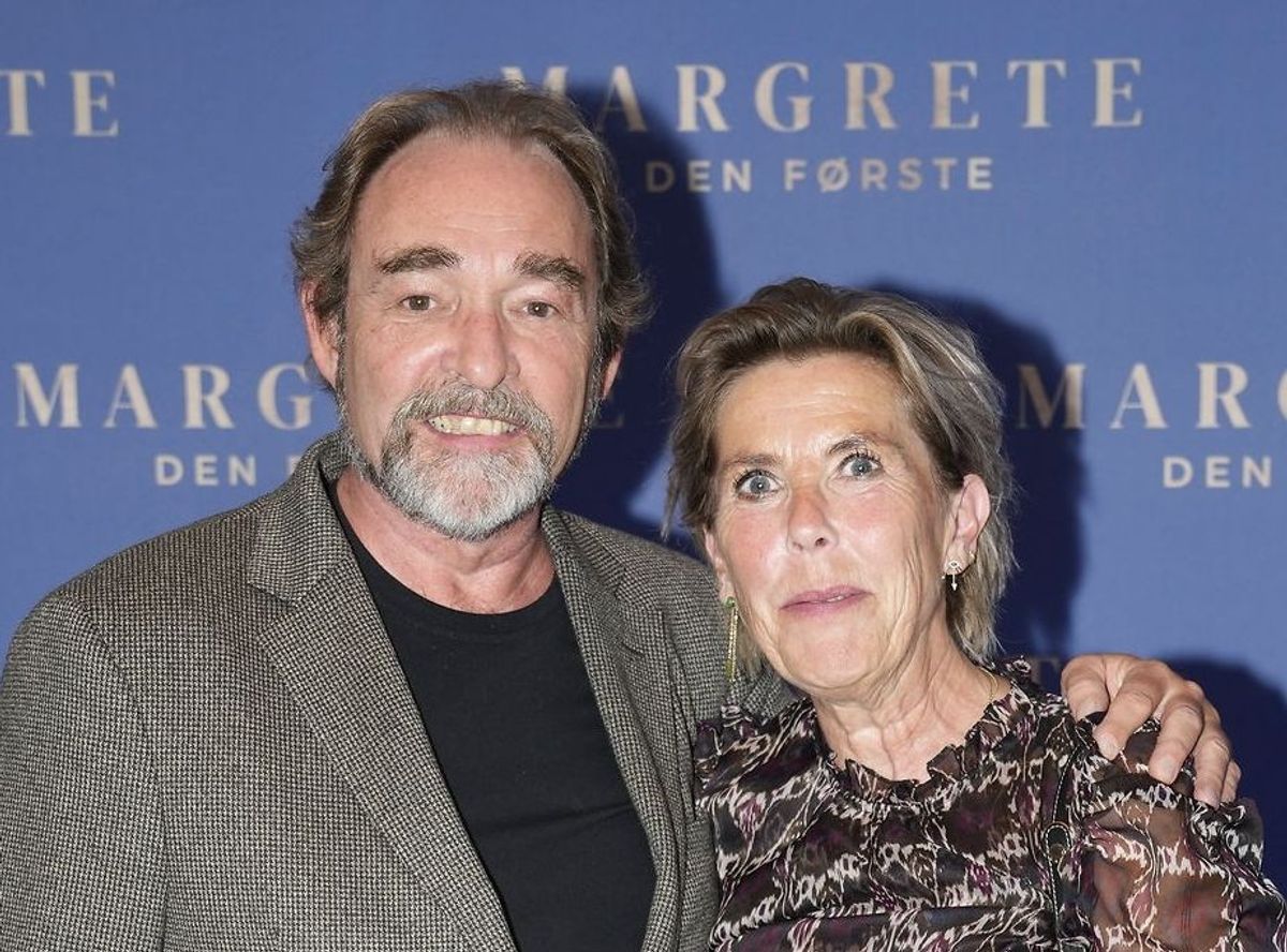 Martin Miehe-Renard og Karin Jagd i forbindelse med gallapremieren på filmen 'Margrete den første' i Imperial Bio i København, onsdag i sidste uge.