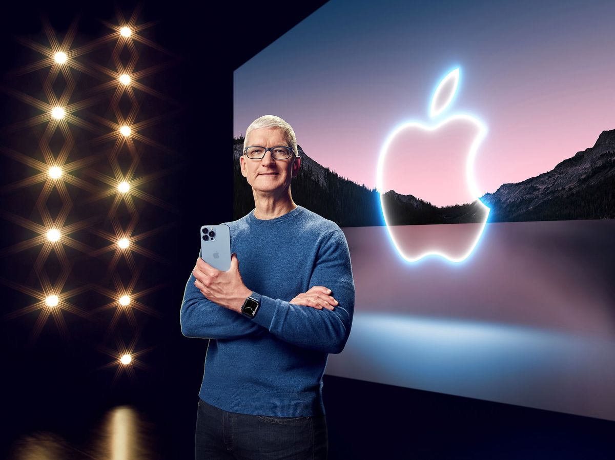 Tirsdag præsenterede Apples administrerende direktør, Tim Cook, en række nye produkter - heriblandt den nye iPhone 13. (Arkivfoto)