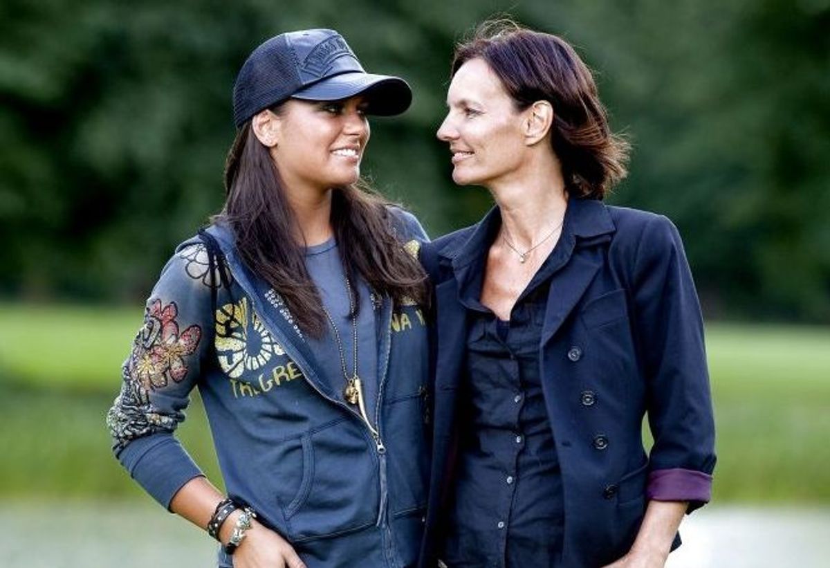 Janni Spies ses her sammen med sin datter Michala. Foto: Bax Lindhardt/Scanpix.