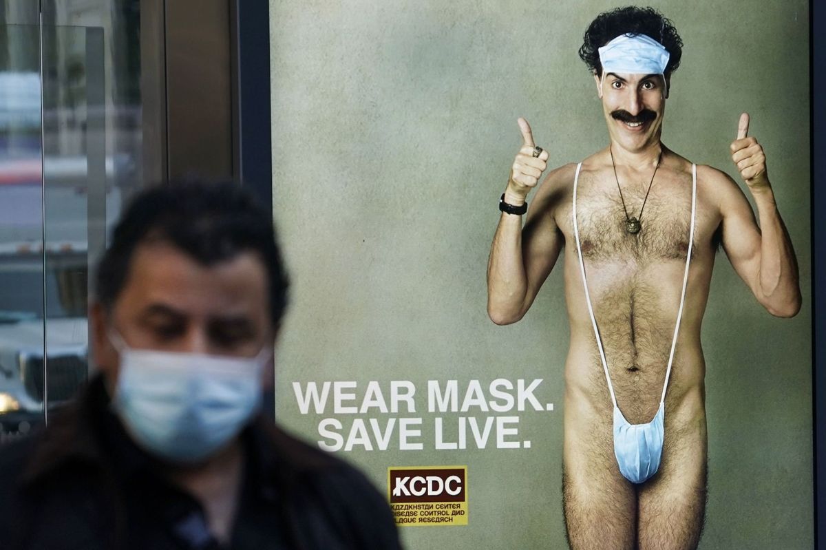 Sacha Baron Cohen genoplivede Borat-karakteren - angiveligt for sidste gang - til den film, der udkom sidste år under coronapandemien. (Arkivfoto)