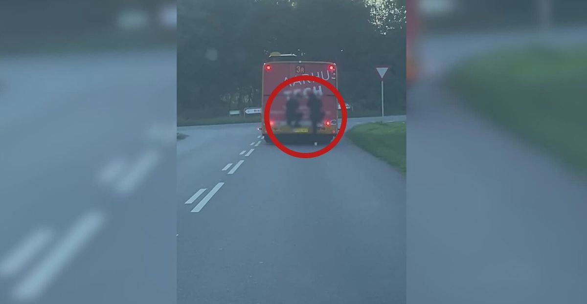 Episoden fandt sted tirsdag sidst på eftermiddagen.