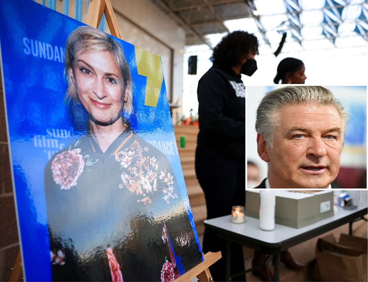Fra en mindehøjtidelighed for Halyna Hutchins