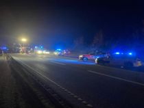 Alvorlig ulykke: Helt spærret