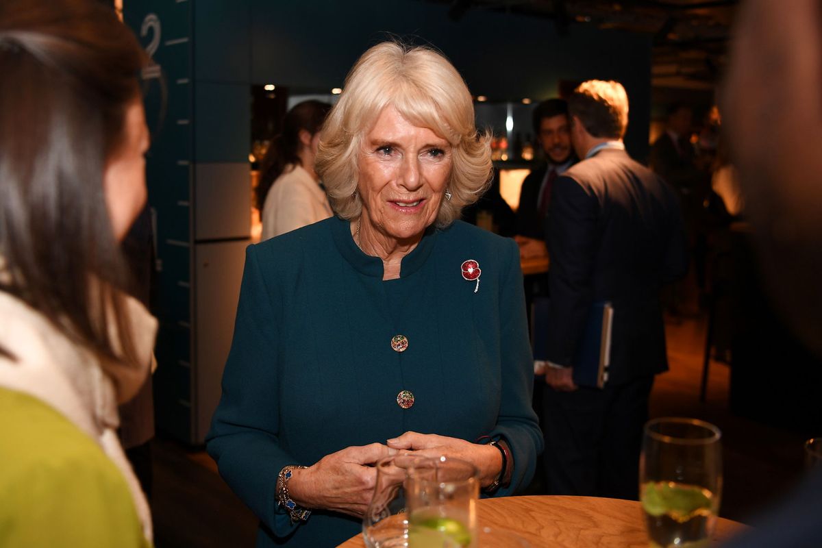 Joe Biden slog eftersigende en lang og højlydt prut, som var umulig for Camilla Parker Bowles at ignorere.