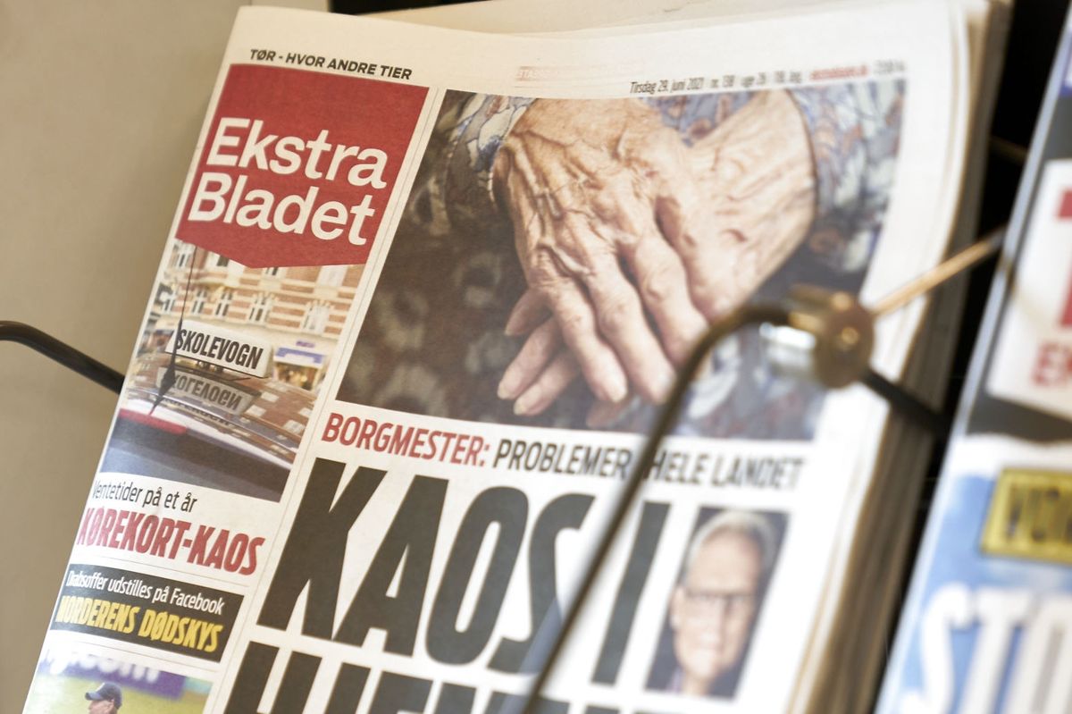 Sloganet "Tør hvor andre tier" har prydet Ekstra Bladet i 57 år. Nu ændres det til "Når ingen andre tør". (Arkivfoto)