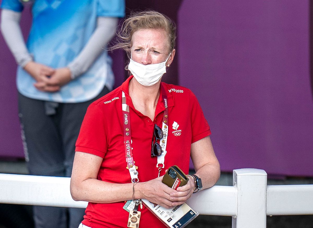 Prinsesse Nathalie ses her ved OL i Tokyo, hvor hun førte det daske dressur-hold til en flot 4. plads.