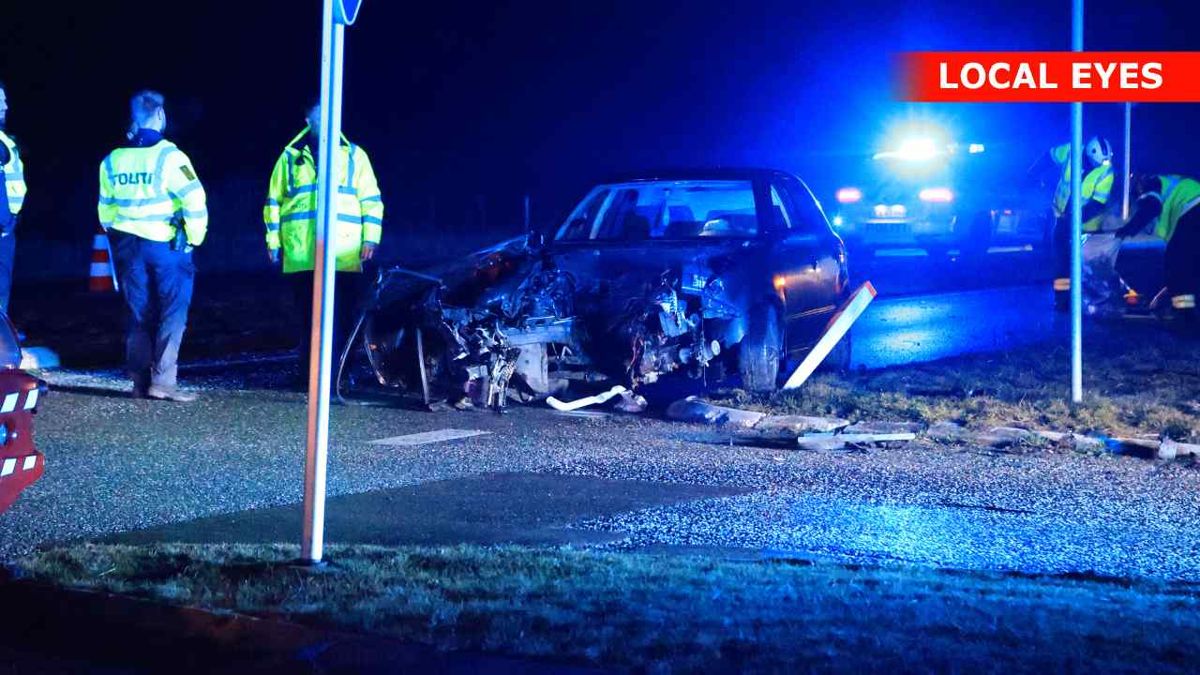 Motorblokken blev i forbindelse med ulykken revet ud af bilen. Du kan se mere fra ulykken i videoen over artiklen.