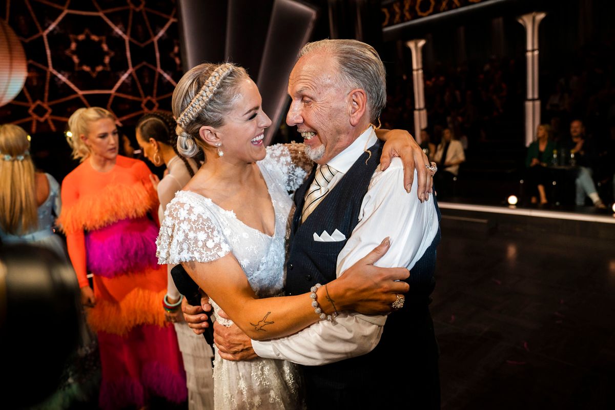 Jacob Haugaard og hans Vild med dans dansepartner Camilla Dalsgaard.