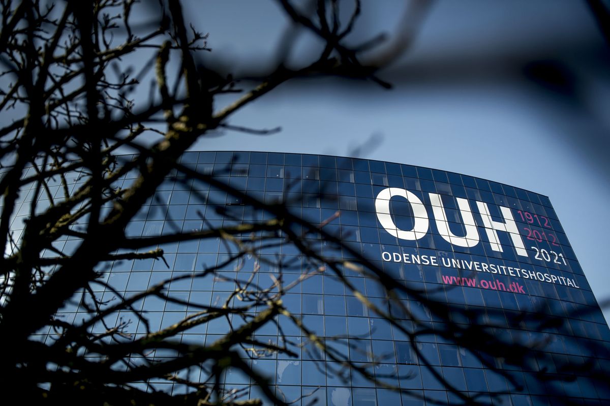 På Odense Universitetshospital, der har afsnit i Odense og på sygehuset i Svendborg, har et større udbrud med corona fundet sted i både Odense og Svendborg. (Arkivfoto).