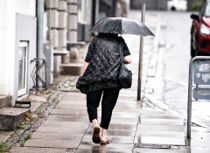 DMI: Danmark delt i to