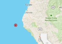 Californien ramt af jordskælv