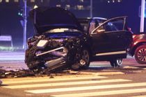 Banker sammen i lyskryds