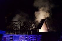 Rækkehus totalt udbrændt