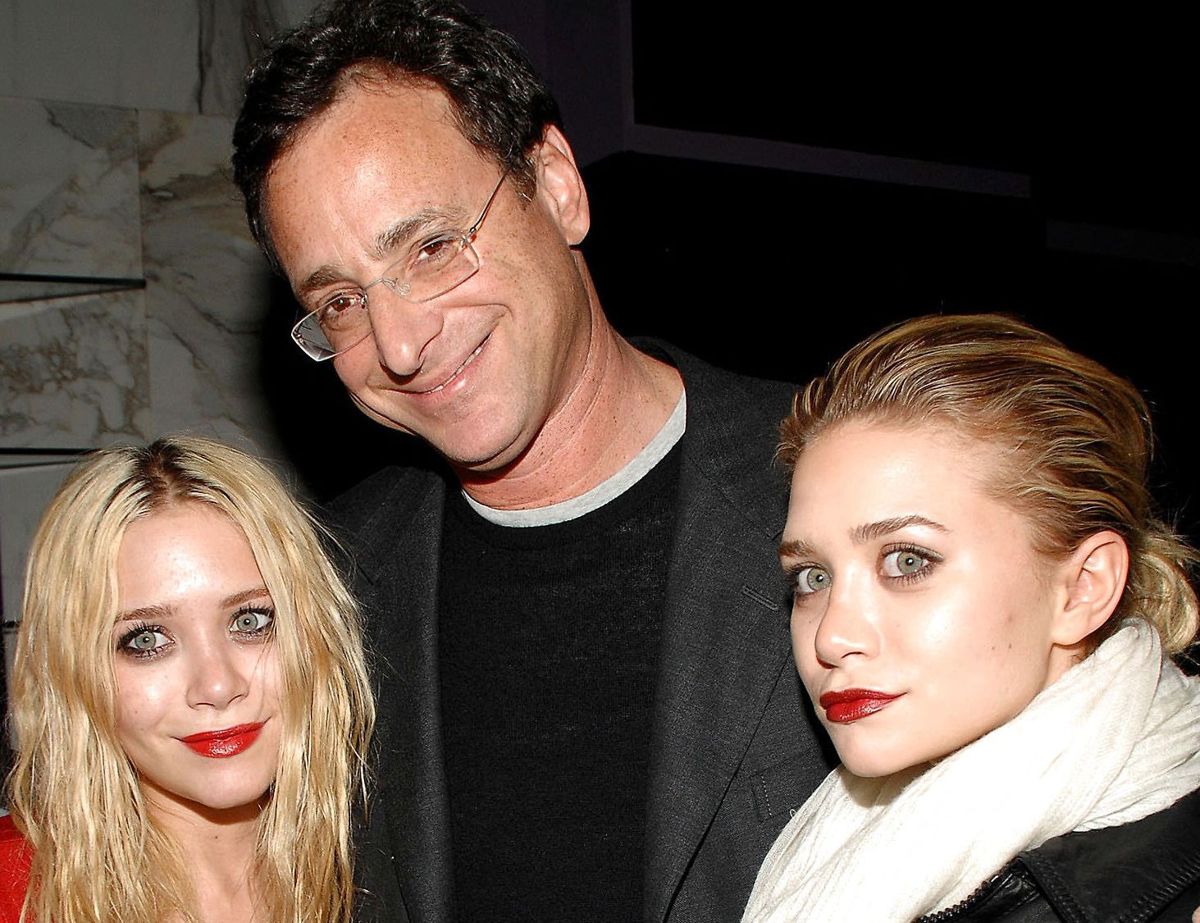Olson-tvillingerne ses her sammen med Bob Saget tilbage i 2007.