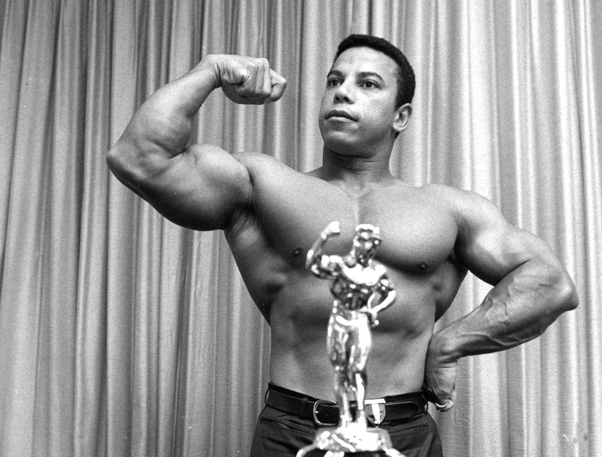 Chris Dickerson se her som 30-årig i 1970, hvor han blev den første sorte mand til at vinde titlen som Mr. America.