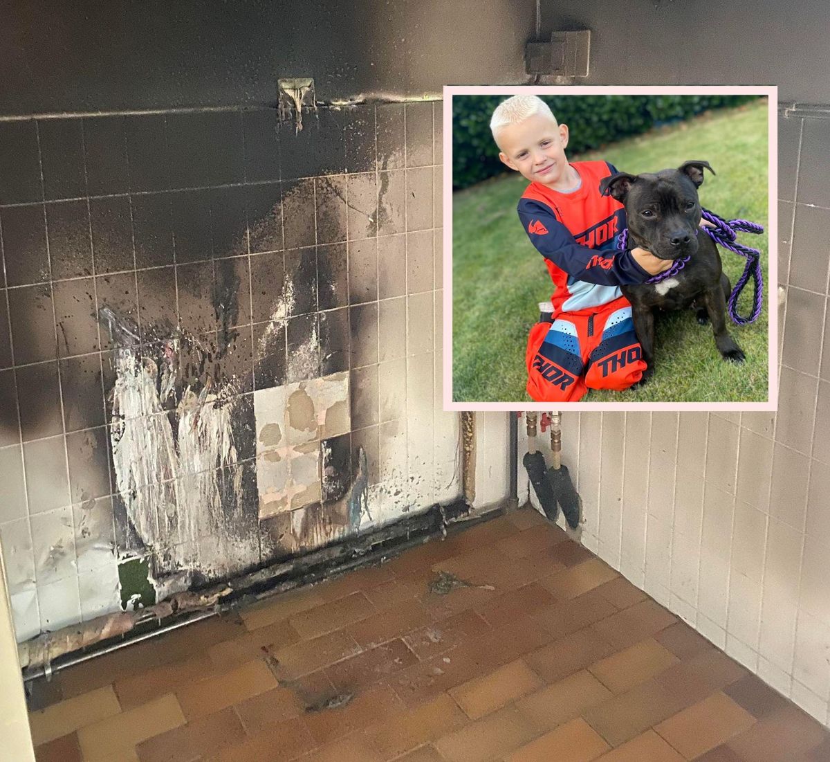 Hele huset kunne være brændt ned. Til alt held var familiens fem-årige hurtig i vendingen.
