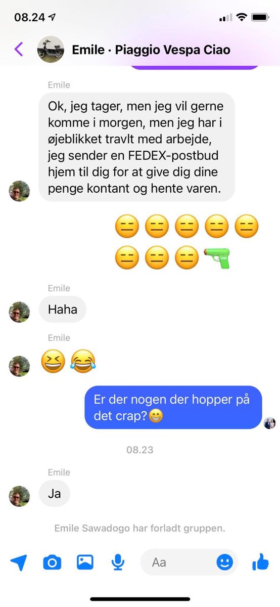 Jonas Dahlerup fra Randers er en af dem, der er blevet forsøgt snydt på Facebook Marketplace.