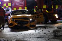 Taxa i voldsomt uheld