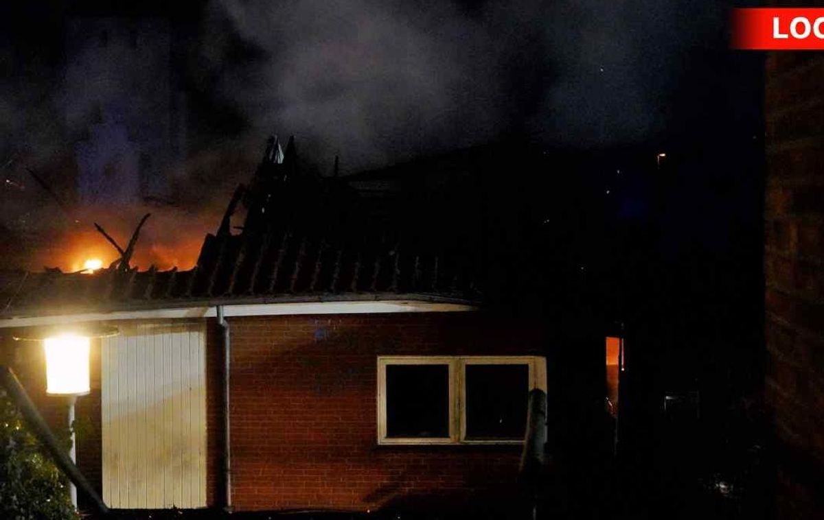 Efter branden skal en beboer genhuses.