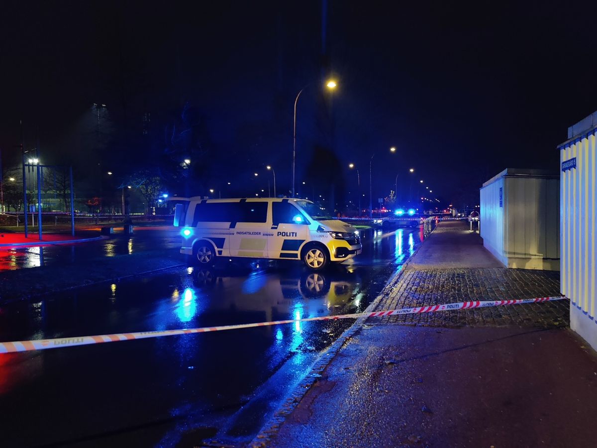 Personen er kørt til behandling for sine skader