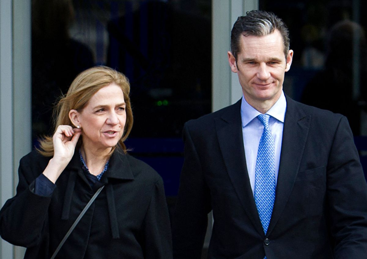 Spanske prinsesse Christina og hendes nu snart forhenværende mand Inaki Urdangarin.