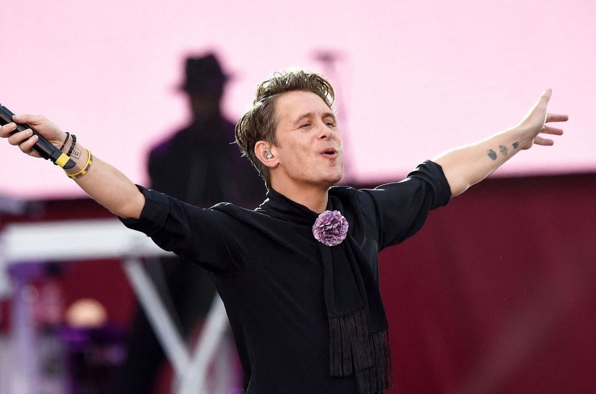 Mark Owen fotograferet ved en koncert i Manchester i 2017. (Arkivfoto)