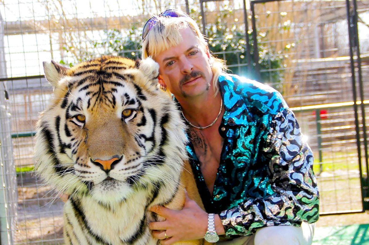 Joe Exotic blev et kendt ansigt blandt mange, da han i marts tonede frem på skærmen i Netflix-serien "Tiger King". (Arkivfoto)