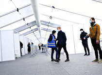 Storm lukker testcentre