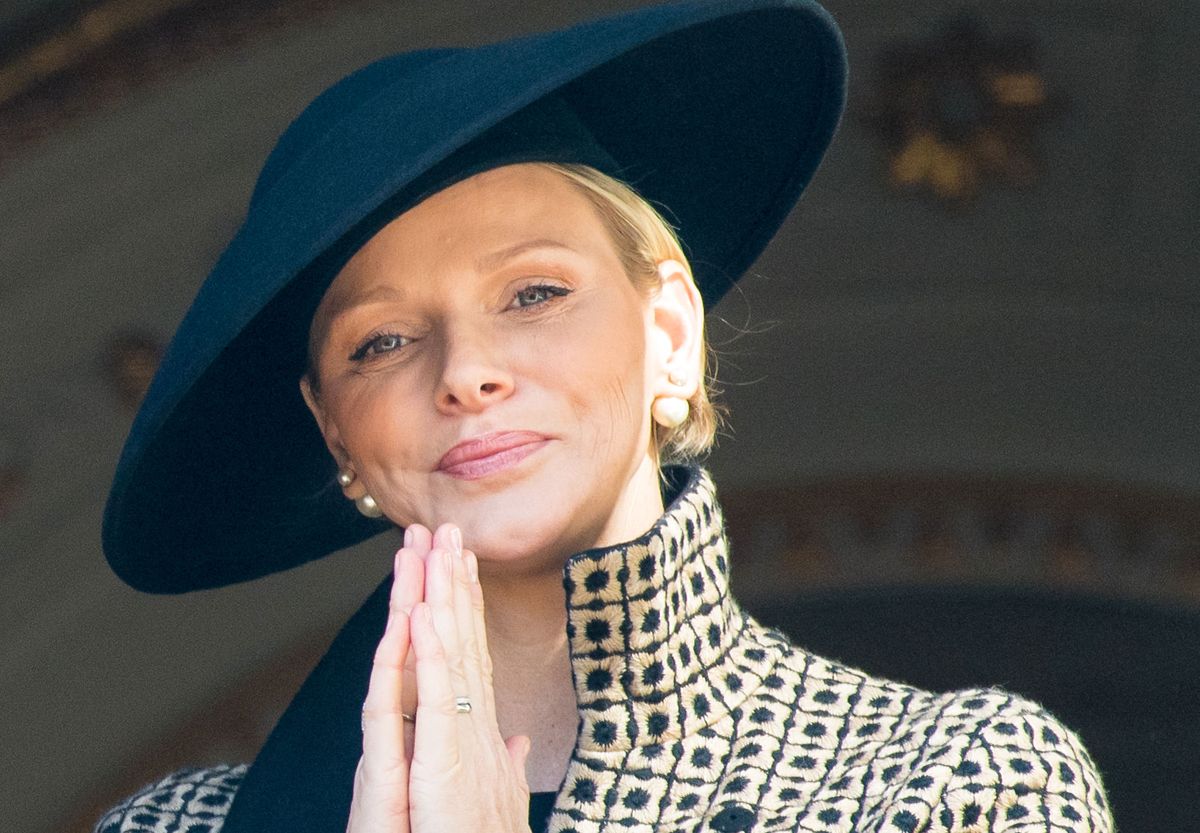 Fyrstinde Charlene ses her efter sin hjemkomst til Monaco midt i marts måned.