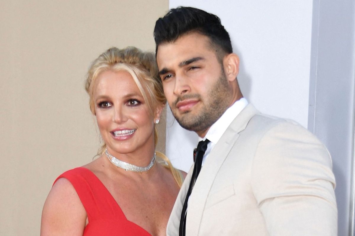 Britney Spears og Sam Asghari annoncerede deres forlovelse i november 2021. Samme år var hun officielt blevet fri af sit værgemål. (Arkivfoto).