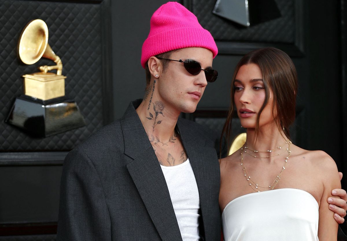 Justin Bieber og Hailey Bieber.