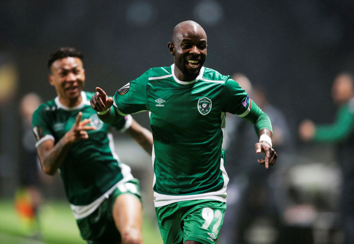 Judy Lukoki er ikke længere blandt os. Her ses han i aktion for Ludogorets, som han spillede for i løbet af sin karriere.