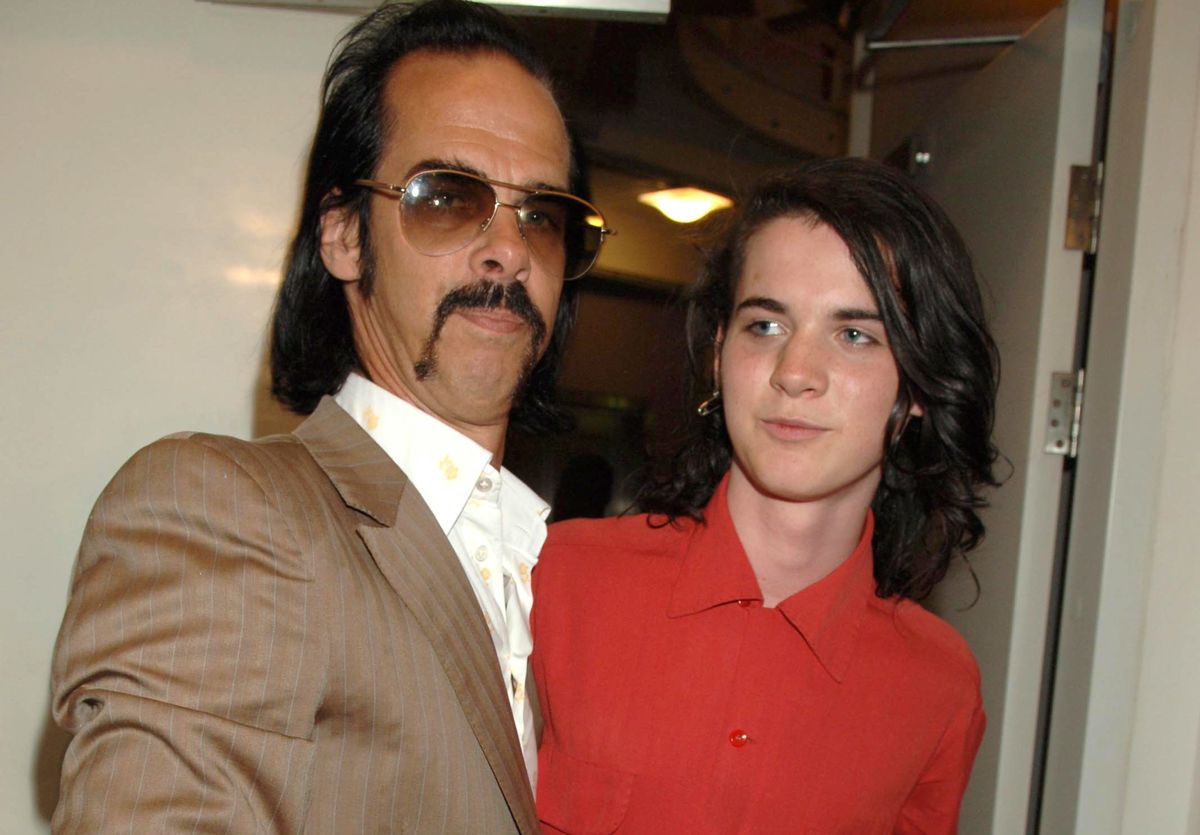 Nick Cave og sønnen Jethro