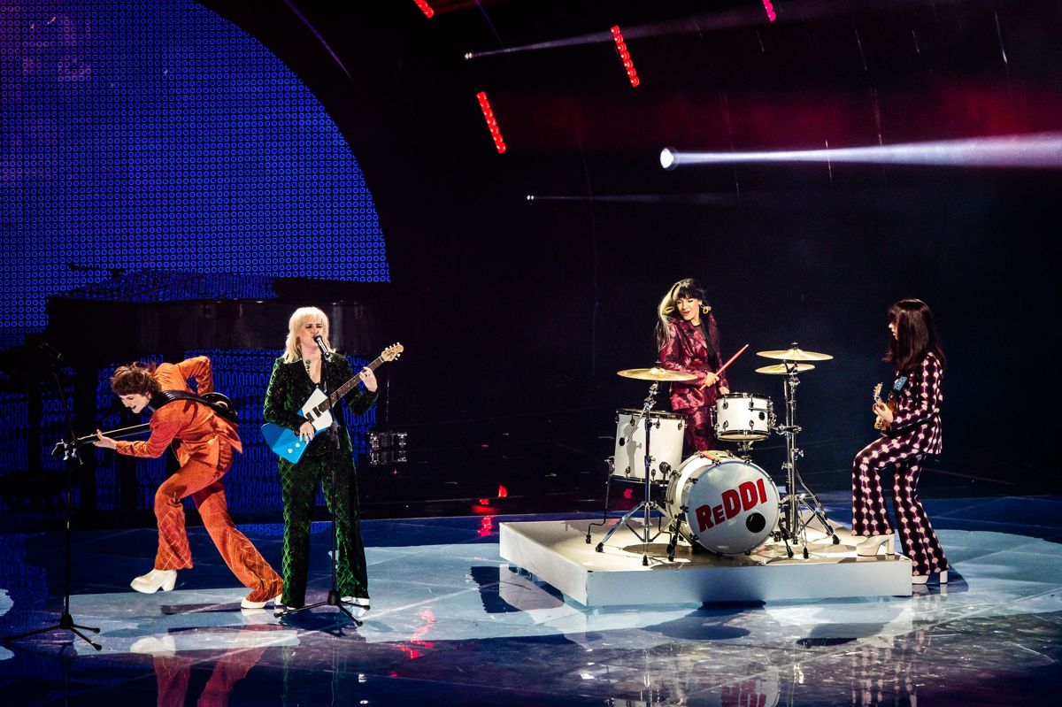 Danmark stiller i år op med et rockband bestående af fire kvinder.