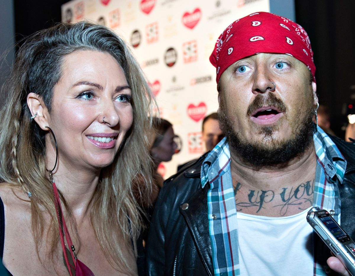 Mary-Ann Holm og Sidney Lee ved Reality Awards i 2019