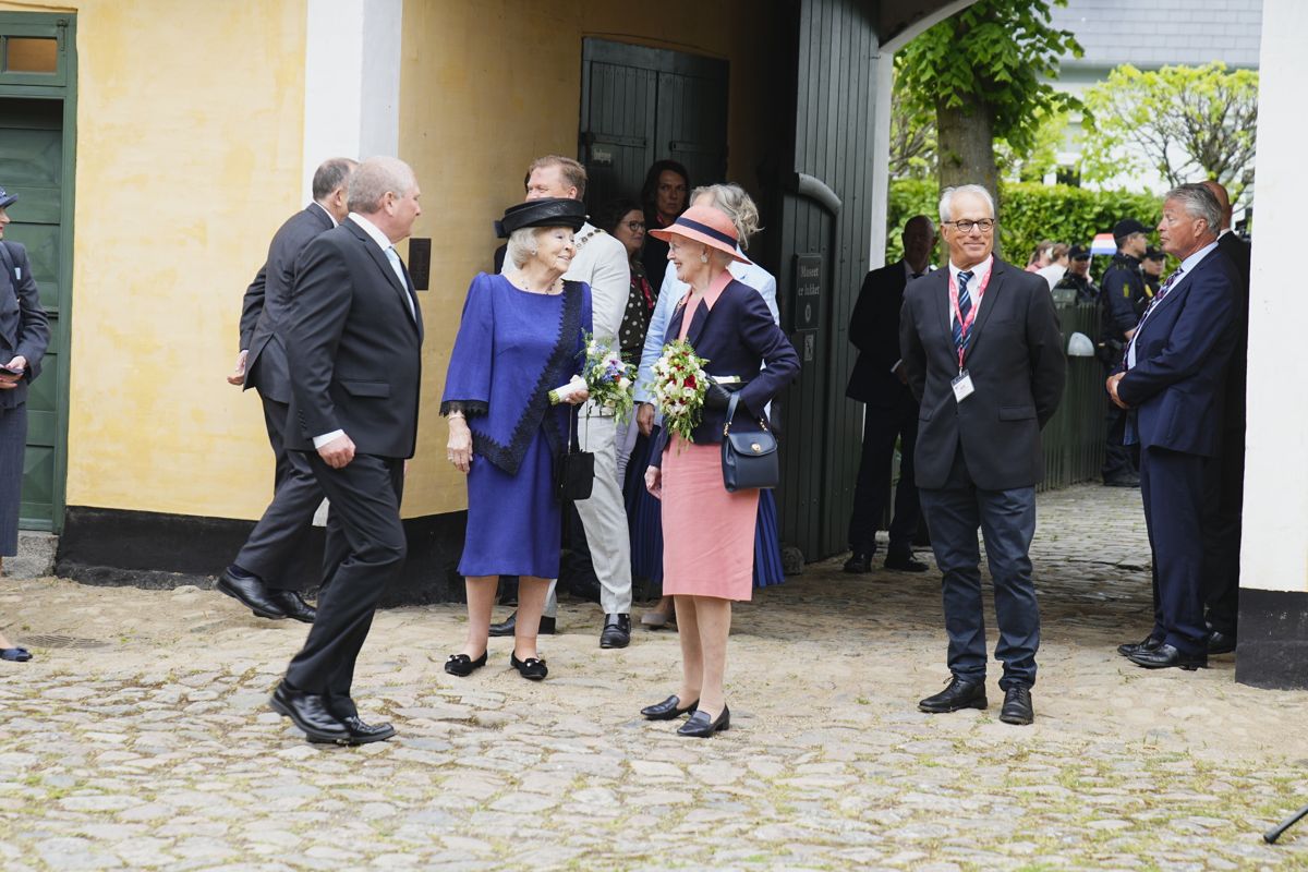 Dronningen og prinsesse Beatrix deltager i fejringen af 500-året for den nederlandske indvandring,