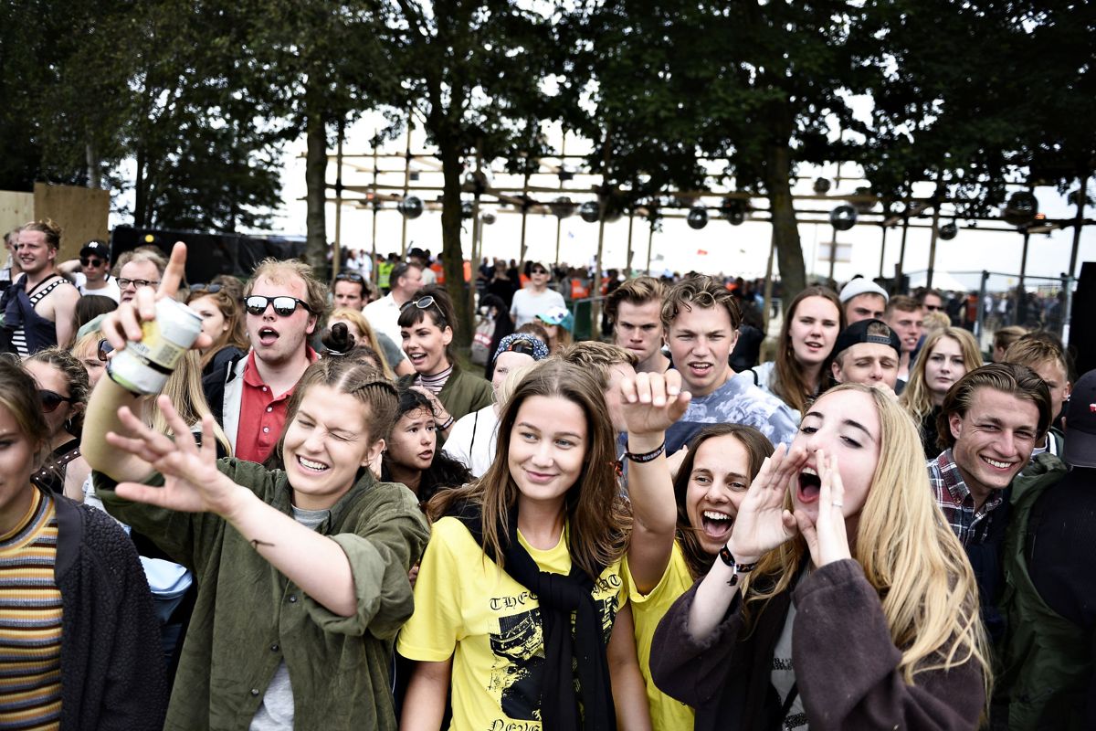 Her ses en åbning af festivalpladsen på Roskilde Festival 2017, længe inden at coronapandemien begyndte.