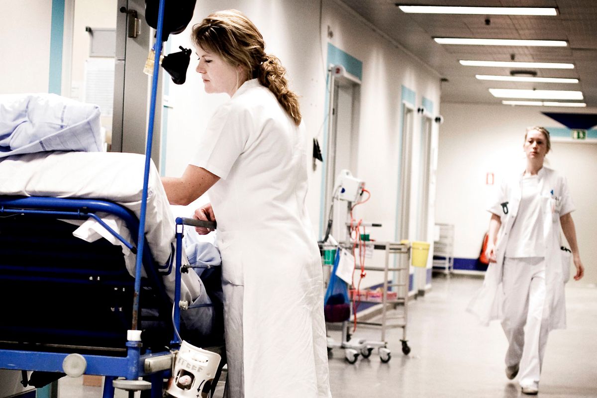 Der er lange ventetider på de danske hospitaler.