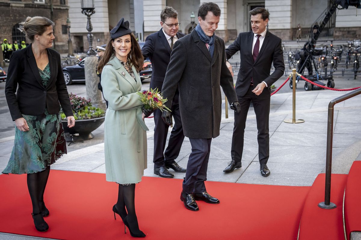 Prins Joachim og prinsesse Marie deltog ved flere markeringer, da dronning Margrethe i begyndelsen af året kunne fejre 50 år som regent af Danmark. (Arkivfoto).
