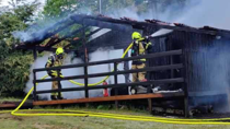 Sommerhus totalt udbrændt