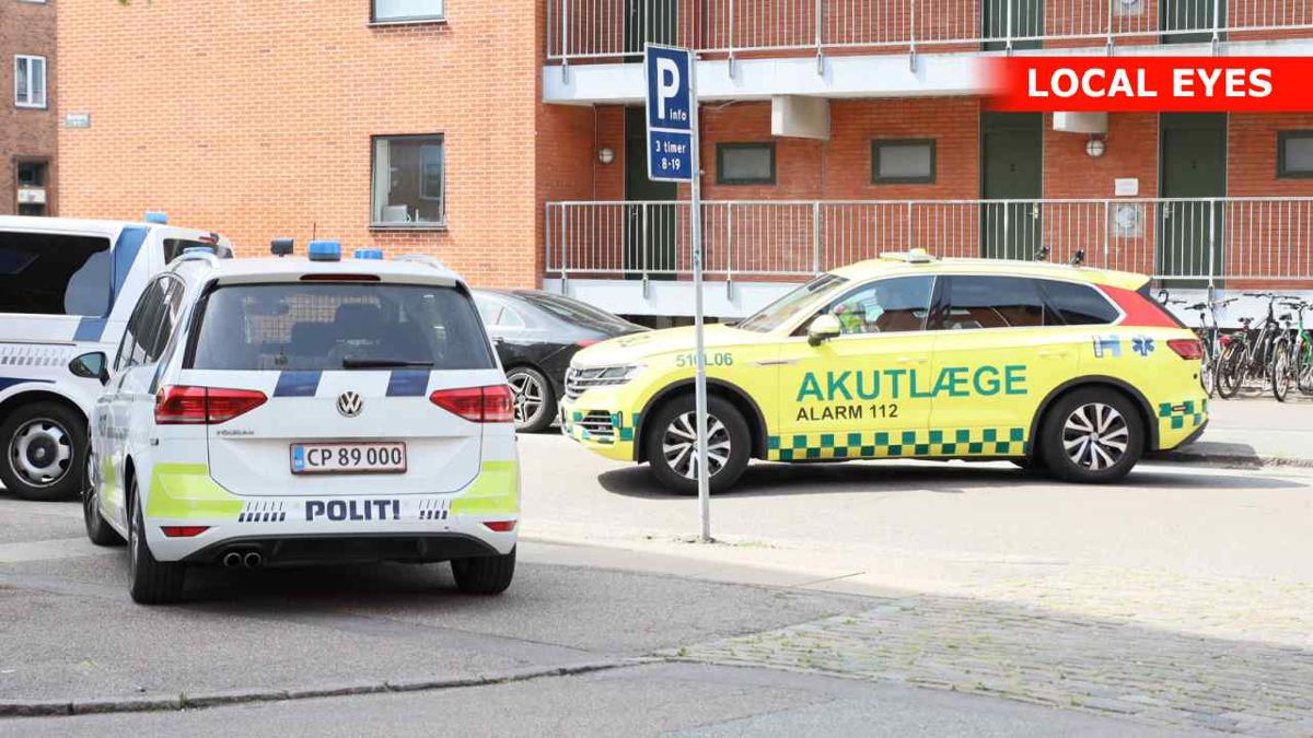 En person er brændt inde i en lejlighed på Amager.