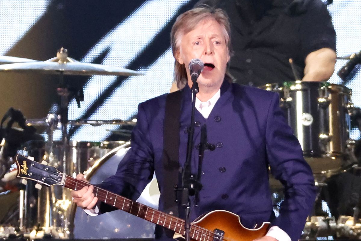 Paul McCartney optræder på sin igangværende "Got Back"-turne i Inglewood i Californien 13. maj i år. (Arkivfoto).